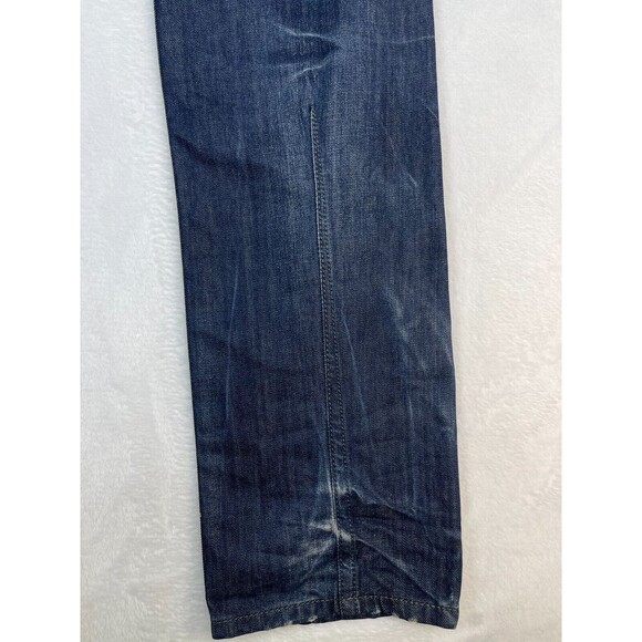 Salsa 1st Level Jeans Mens Size 31 Distressed Mix Media Blue Denim - Picture 10 of 16